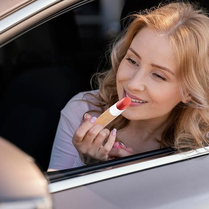 NICENEEDED 10 PCS Paperboard Lip Balm Tubes Set, Refillable Paper Lipstick Tube, Round Cardboard Empty Lip Gloss Container for DIY Lip Gloss Balm and Chapsticks-BrightBean Baby