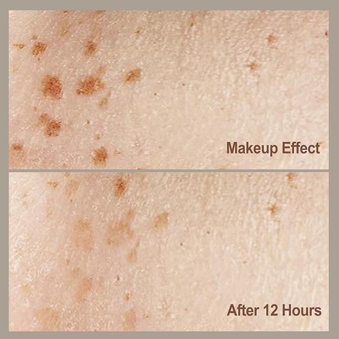 Freckle Stamp Natural Like Freckle Pen Makeup Fake Freckles Cushion Waterproof Long Lasting Quick Dry, Get Sun-kissed Stars Makeup Freckle in One Press, Chestnut, 15g-BrightBean Baby