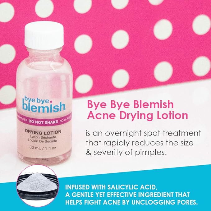 Bye Bye Blemish Acne Drying Lotion, Reduce Pimples Overnight, On-the-Spot Pimple Treatment, Beauty Skincare Essential - 1oz. (3 Pack)-BrightBean Baby