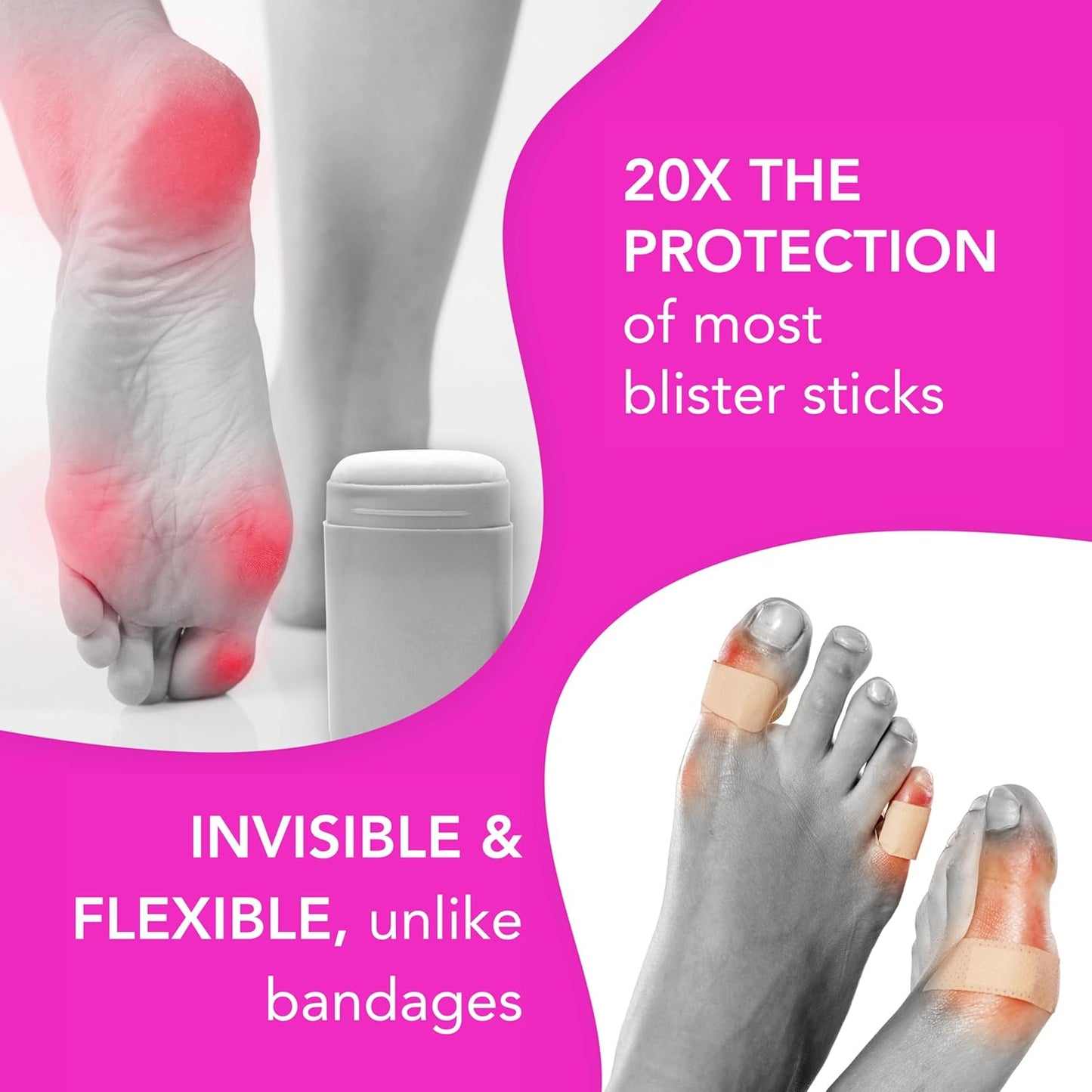 Barefoot Scientist PreHeels+ Blister Prevention Spray, Innovative Invisible Protective Barrier Against Blisters-BrightBean Baby