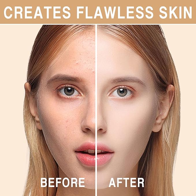 Skin Tone Adjusting CC Cream Spf 50, Colour Correcting Self Adjusting for Mature Skin, Moisturizing Skin, Primer, Concealer, Brightening Skin Tone（2Pcs Natural Color）-BrightBean Baby