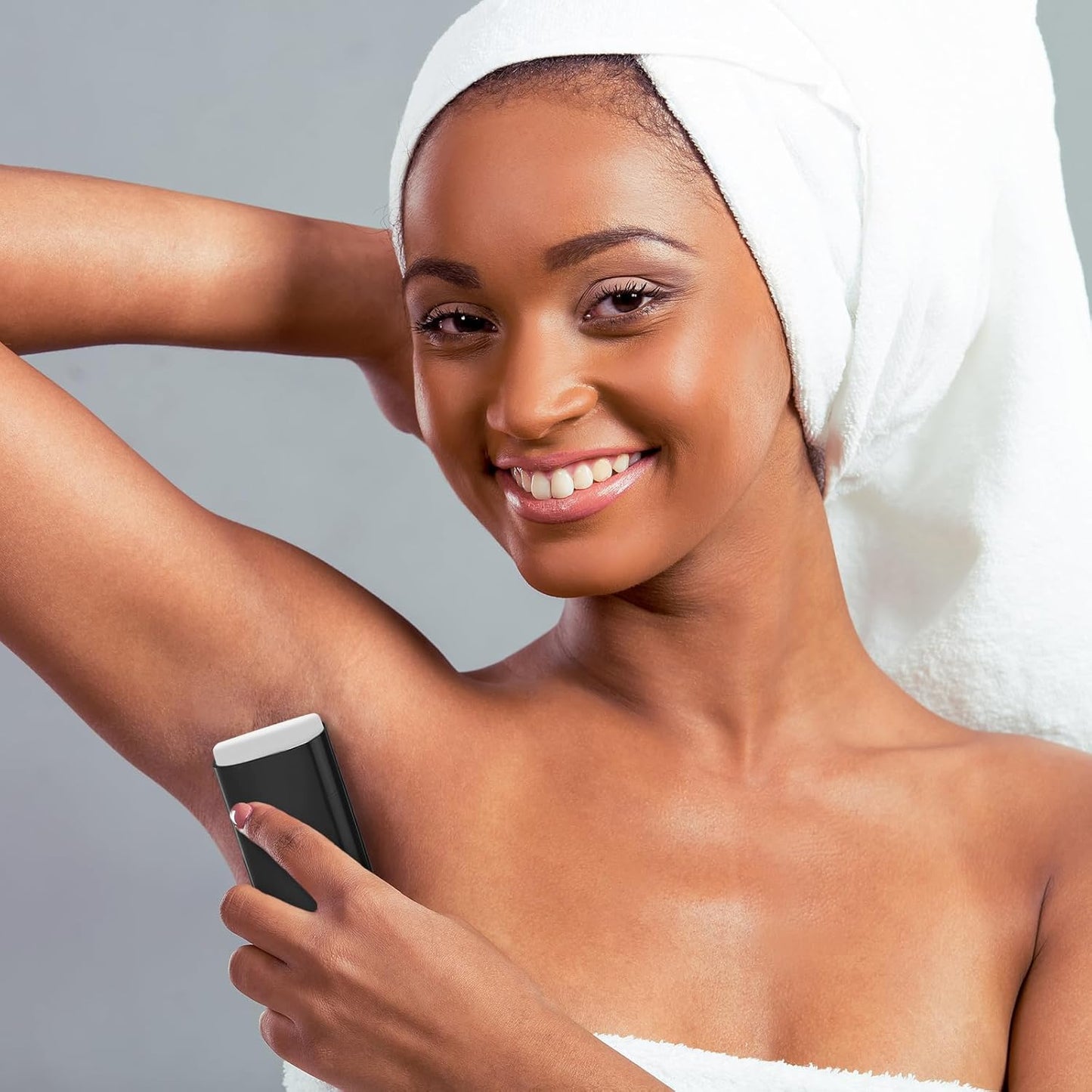 Wesiti 100 Pcs Plastic Empty Deodorant Containers 1/2 oz Travel Deodorant 15ml Refillable Containers Tubes Oval Lip Balm Tubes for Lip Balm DIY(Black)-BrightBean Baby