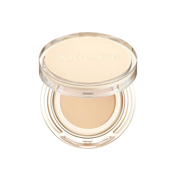 AMUSE Dew Jelly Vegan Cushion Foundation 1.5 CLEAR | dewy, glow, long-lasting, double coverage, clean beauty, lightweight, natural look, foundation for sensitive skin, hydrating cushion-BrightBean Baby