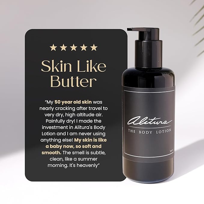 Alitura Naturals Organic Face & Body Lotion – Anti-Aging Moisturizer with Olive Oil & Acai Butter – Hydrating Cream for Dry, Sensitive & Aging Skin – For Men & Women – 200ml-BrightBean Baby