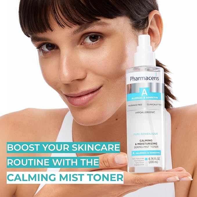 Calming Mist Toner, Soothing & Hydrating Face Mist for Sensitive & Allergy-Prone Complexion; Restores pH, Refreshes & Supports Skin’s Barrier & Microbiome Puri-SENSILIQUE, 6.76 fl oz-BrightBean Baby