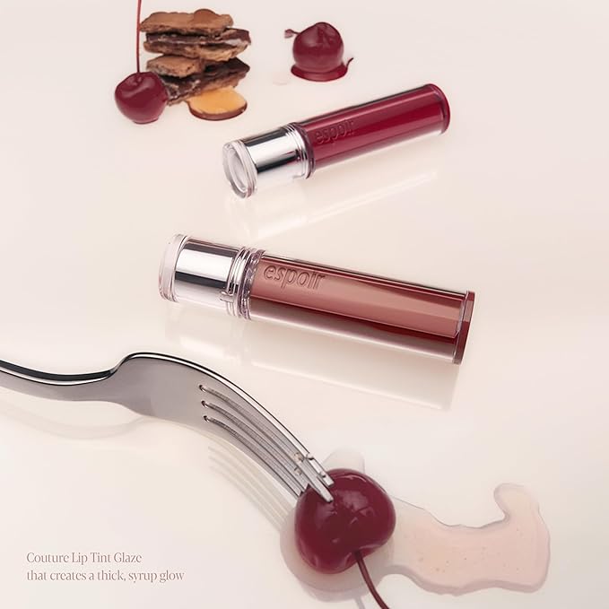 Espoir Couture Lip Tint Glaze #22 Milky Honey 0.14oz | Volumizing Lip Stain with Syrupy Shine | Long-Lasting & Vibrant Color for Radiant Lip Look | Moisturizing & Glossy Lip Tint | Korean Lip Makeup-BrightBean Baby