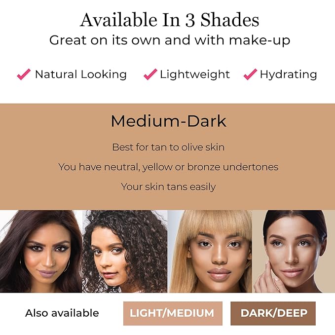 Tint and Tighten Color Smoothing Eye Cream for Wrinkles – Anti Aging Cream Visibly Reduces Under Eye Wrinkles – Eye Cream for Dark Circles and Puffiness – Instant Eye Bag Remover-BrightBean Baby