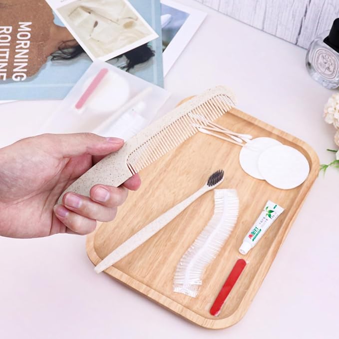 Hygiene Kit, Hygiene Kit Bulk, Travel Hygiene Kit With Toothbrush, Toothpaste, Care Package, Comb, Shower Cap, Individually Packed, Suitable For Hotel, Home, Camping, Travel (30-PACK)-BrightBean Baby