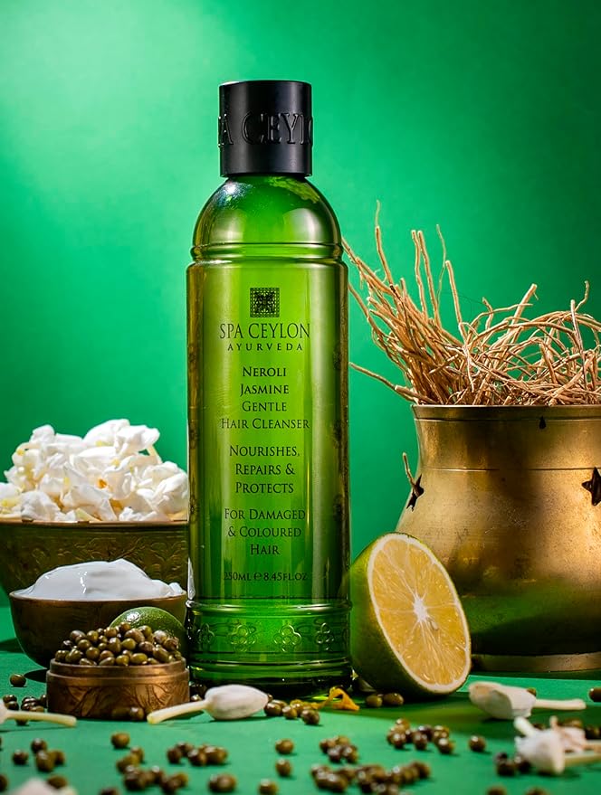 SPA CEYLON Neroli Jasmine Gentle Hair Cleanser| Sulfate-Free| Deep Nourishing | Scalp Balance | Ideal for Damaged and Coloured Hair-BrightBean Baby