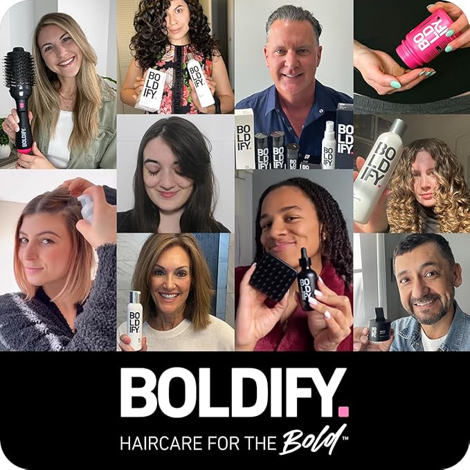 BOLDIFY Dual-Ended Hairline Powder Brush - Precision Makeup Brush Set with Sponge Tip for Seamless Blending - Ideal as a Concealer Brush, Hair Contour Brush, and Root Touch Up-BrightBean Baby