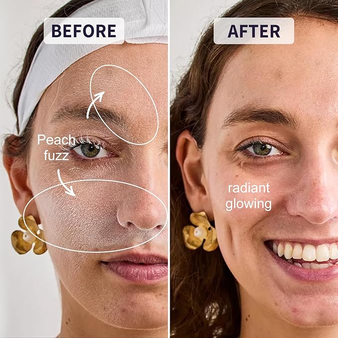 Face Razors for Women, Dermaplane Razor for Women Face, Eyebrow Razor, Dermaplaning Tool, Skin Safe Microblades, Peach Fuzz Remover (9ct, Aegean Frost)-BrightBean Baby