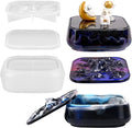 Moukiween Large Storage Box Molds with Lid, Resin Jar Mold, Silicone Box Mold for Storage Jewelry Epoxy Casting DIY Crafts