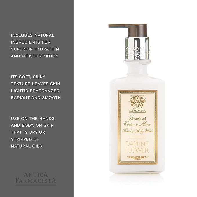 Antica Farmacista Body Moisturizer - Moisturizing Scented Lotion - Premium Body Moisturizer - Luxury Gift for Women & Men - Hand & Skin Hydration - Daphne, 10 Fl Oz-BrightBean Baby