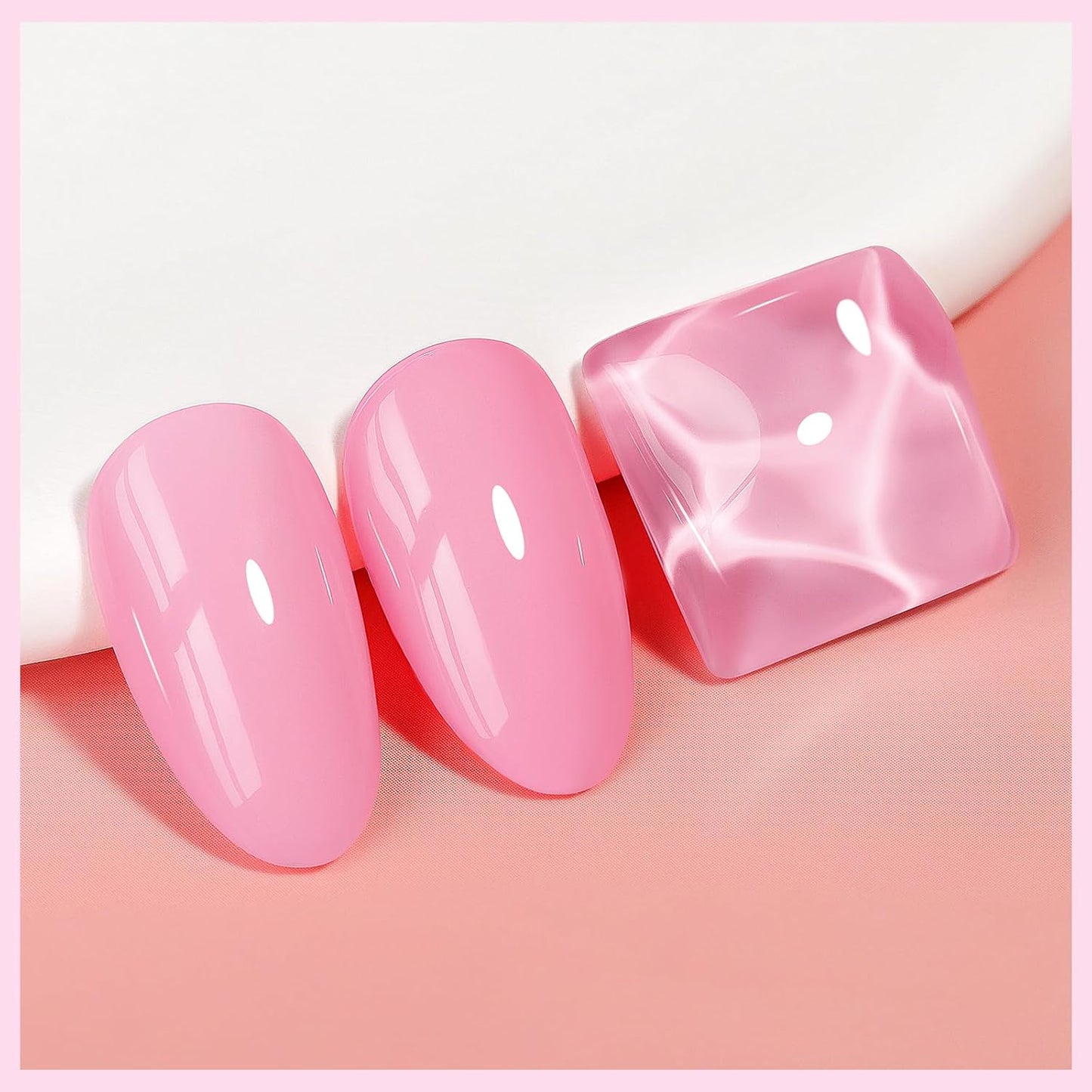 Nail Polish Light Pink Quick Dry Nail Lacquer Sheer Color, Regular Barbie Pink Fast Dry Fingernail Polish Bulk Non Gel Long-Lasting DIY Salon Gift For Women-BrightBean Baby
