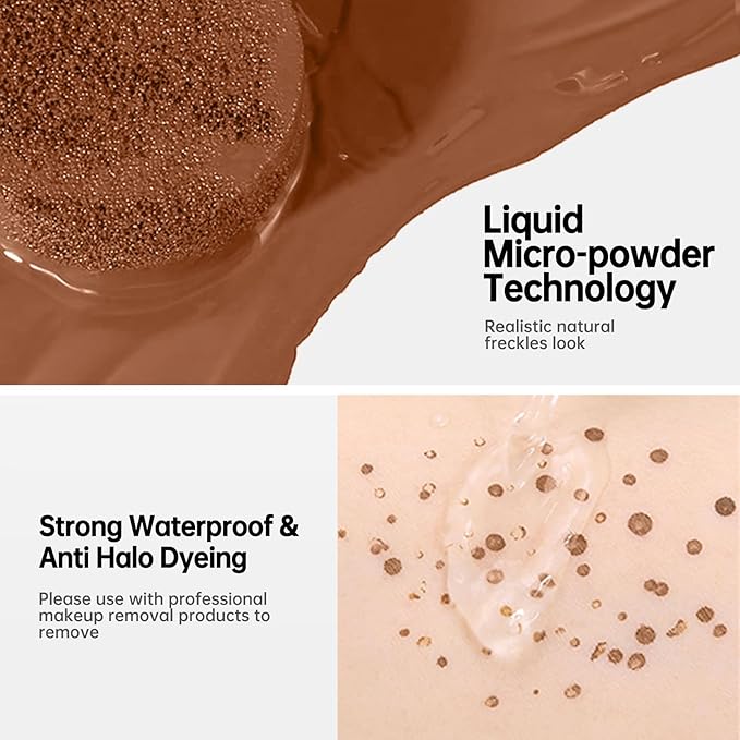 Freckle Pen Natural Like, Freckle Stamp Freckles Makeup, Fake Freckles Stamp Air Cushion, Magic Freckle, Natural Coffee, 15 g-BrightBean Baby