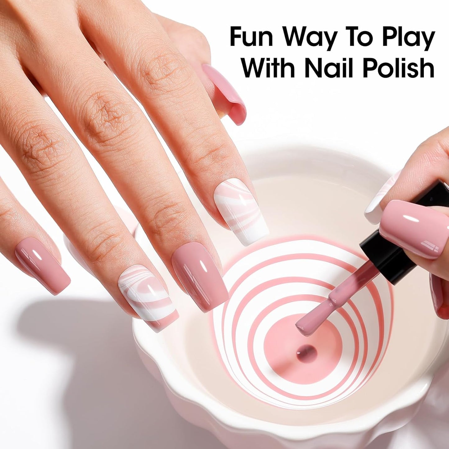 GELLEN Nail Polish Set, French Tip Manicure Nude White Regular Nail Polish Quick Air Dry Bright 12 Colors Set for Women Fingernail Toe Nails Salon Home, Non UV Gel, Hema Free, Non-toxic, Long Lasting-BrightBean Baby