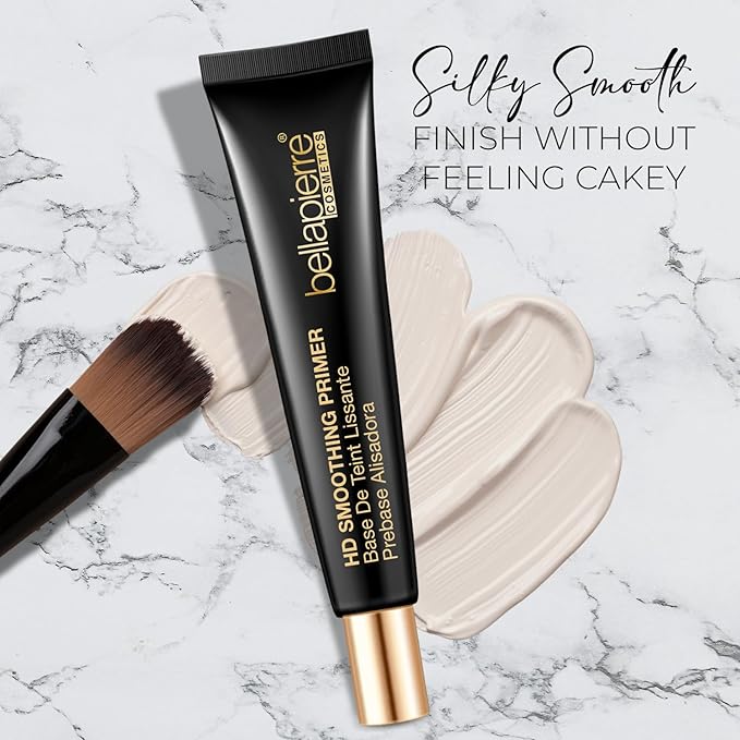Bellapierre HD Smoothing Primer for a Flawless Complexion | Cruelty-Free & Non-Toxic | Talc-Free Pore Minimizer - 1.01 Fl. Oz-BrightBean Baby