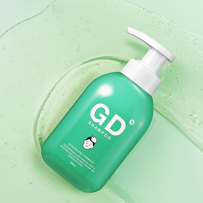 TS GD Shampoo for Teens | Korean Anti-Dandruff Shampoo for Oily & Itchy Scalp | Fruity Allergy-Free Scent | Sulfate-Free Gentle Hair Care (14.1 Oz)-BrightBean Baby