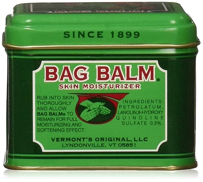 Bag Balm Skin Moisturizer with Lanolin for Chapped Lips, Dry Skin and More | 4oz Tin-BrightBean Baby