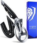 Dalstrong Pizza Wheel Cutter - The Orbit Razor Unique Pizza Wheel & Cutter -High-Carbon Heavy-Duty Stainless Steel - G10 Handle - Razor Sharp - Thumb Guard Protection & Blade Cover