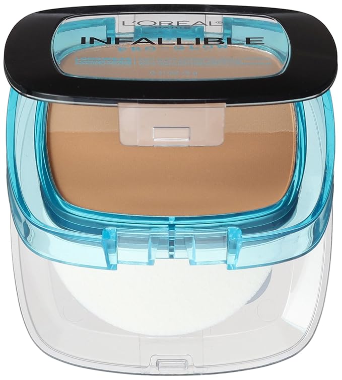 L'Oréal Paris Infallible Pro Glow Pressed Powder, Sand Beige, 0.31 oz.-BrightBean Baby