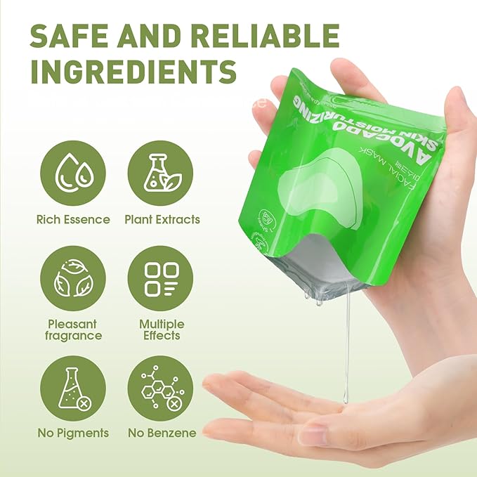 48 Pack Collagen Hydrating Face Masks Skincare for Women, Moisturizing & Soothing Face Mask for All Skin Types, Facial Masks Set Spa Gifts for Women, Bulk Sheet Face Mask for Skin Care-BrightBean Baby