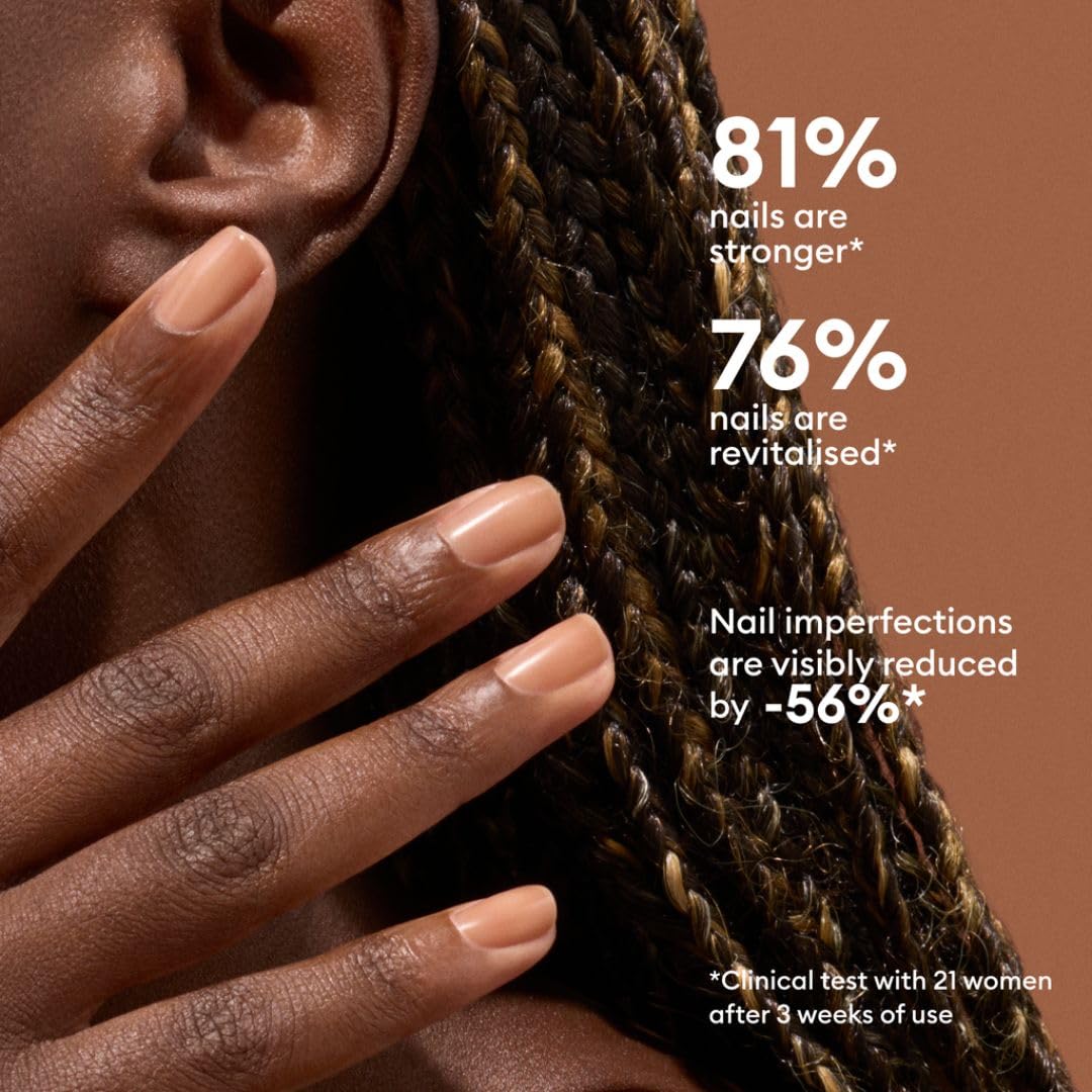 Manucurist Active Smooth™ 03 Nail Concealer Polish & Care - 2 in 1 Nude Nail Polish : Nail Strengthener and Growth - Nail Concealer - Ridge Filler for Nails - Natural Nail Polish - Bronze Finish-BrightBean Baby