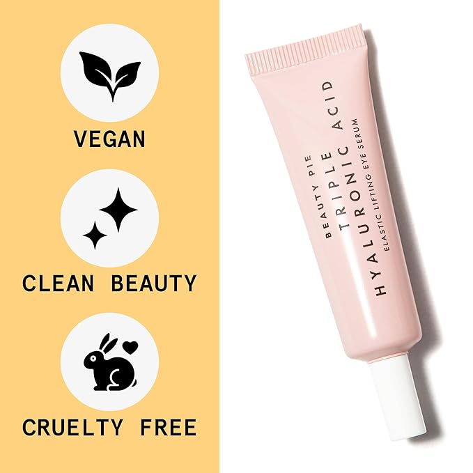 Beauty Pie Triple Hyaluronic Acid Elastic Lifting Eye Serum 15ml – Firming & Brightening Treatment for Dark Circles, Puffiness & Fine Lines – Lightweight, Fragrance-Free Eye Serum-BrightBean Baby