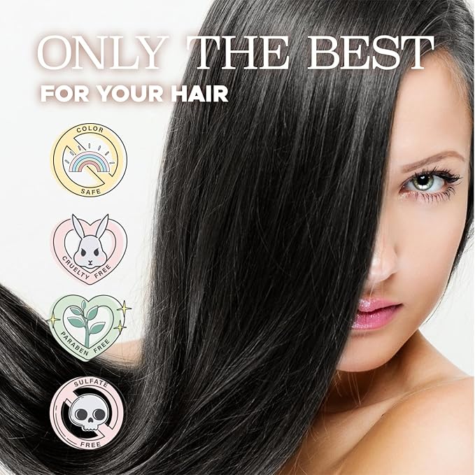 L LUSETA Argan Oil Hair Serum, 100% Pure Argan Oil for Frizzy Control Dry Damage , Repair, Shine Smoothing Strengthening & Nourishing, 3.38 Fluid Ounces-BrightBean Baby