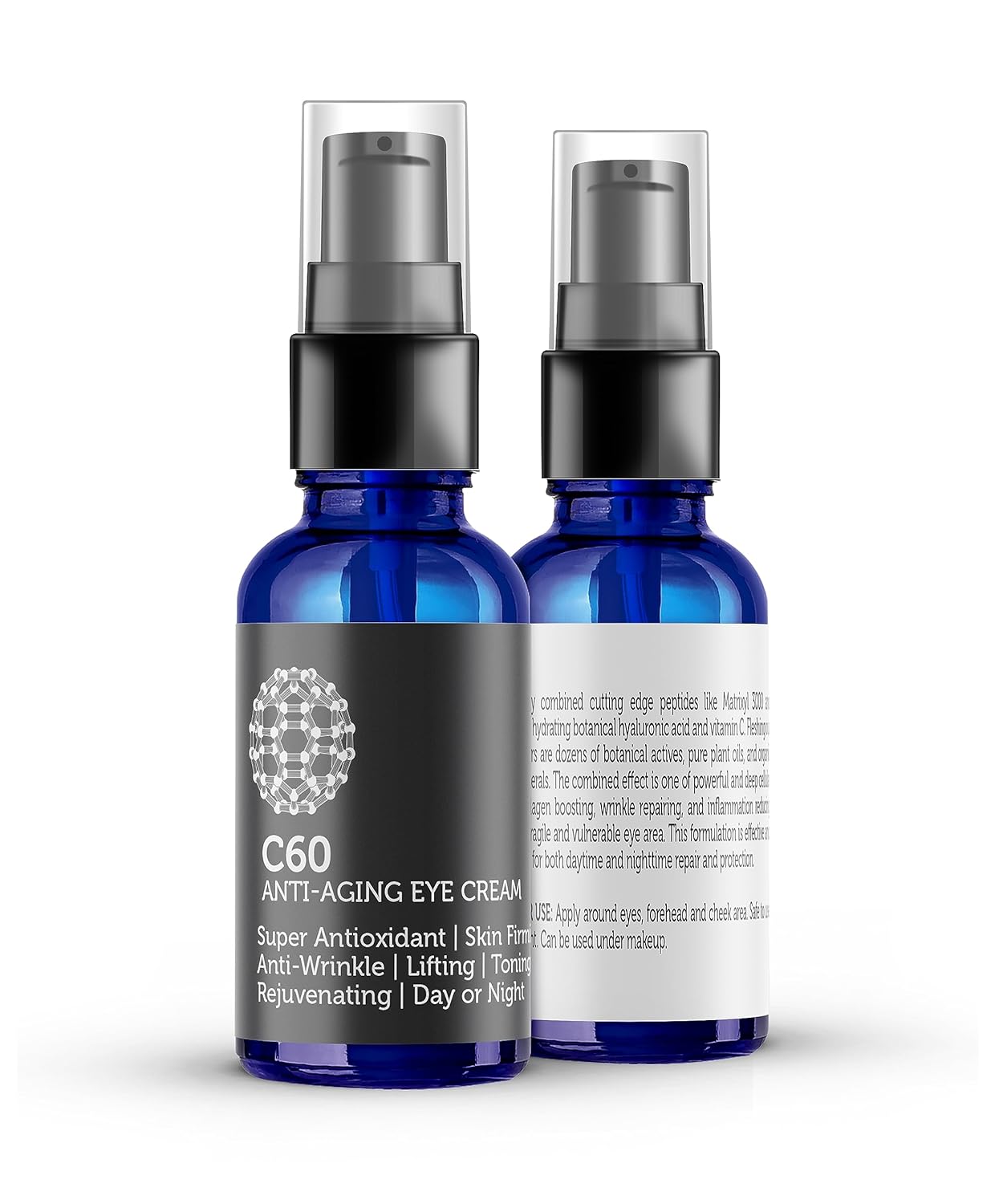 C60 Complete Skin Care Solution - Anti Aging Moisturizer, Mask, Eye Cream and Serum with Carbon 60 Superantioxidant - Brightening for Dark Spots, Even Skin Tone, Eye Area, Fine Lines & Wrinkles-BrightBean Baby