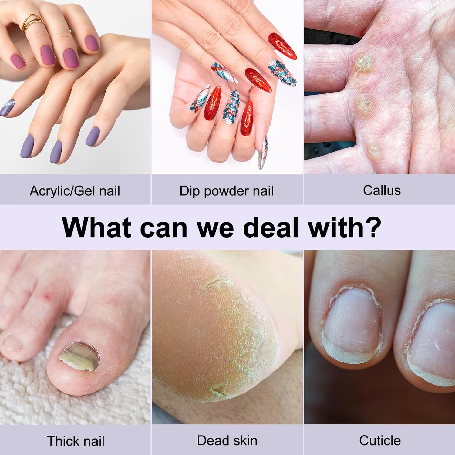 COSLUS Cordless Nail Drill Electric File: Professional for Acrylic Gel Dip Powder Nails Portable Nail Drill Machine Kit for Manicure Pedicure Nail Set with Everything Rechargeable Lightweight-BrightBean Baby