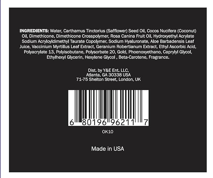 GLO24K Eye Cream with 24k Gold, Hyaluronic Acid, Rosehip Oil, and Vitamins. Minimizes wrinkles and fine-lines around the eyes-BrightBean Baby