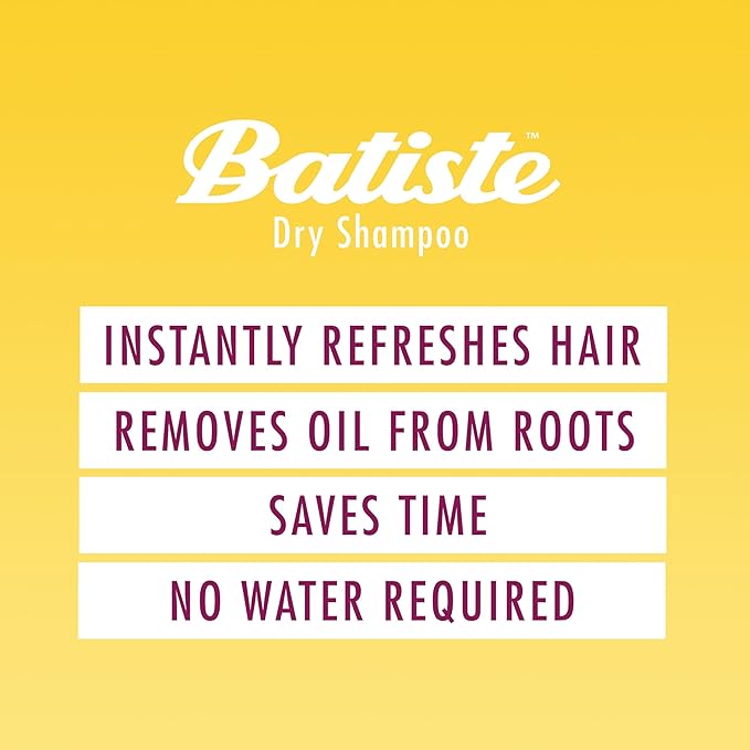 Batiste Dry Shampoo for Blonde Hair, Refresh Hair and Absorb Oil Between Washes, Waterless Shampoo for Added Hair Texture and Body, 5.71 oz-BrightBean Baby