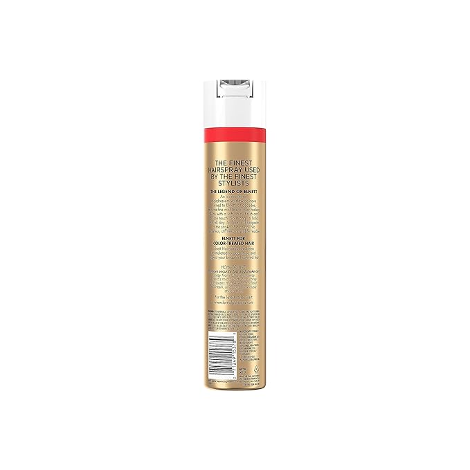 L'Oreal Paris Elnett Satin Extra Strong Hold Color Treated Classic Hairspray, 11 oz-BrightBean Baby