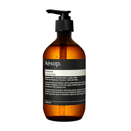 Aesop Shampoo | Soften Hair, Restore Shine | Bergamot Rind, Frankincense, Cedar Atlas | 16.9 oz / 500mL-BrightBean Baby