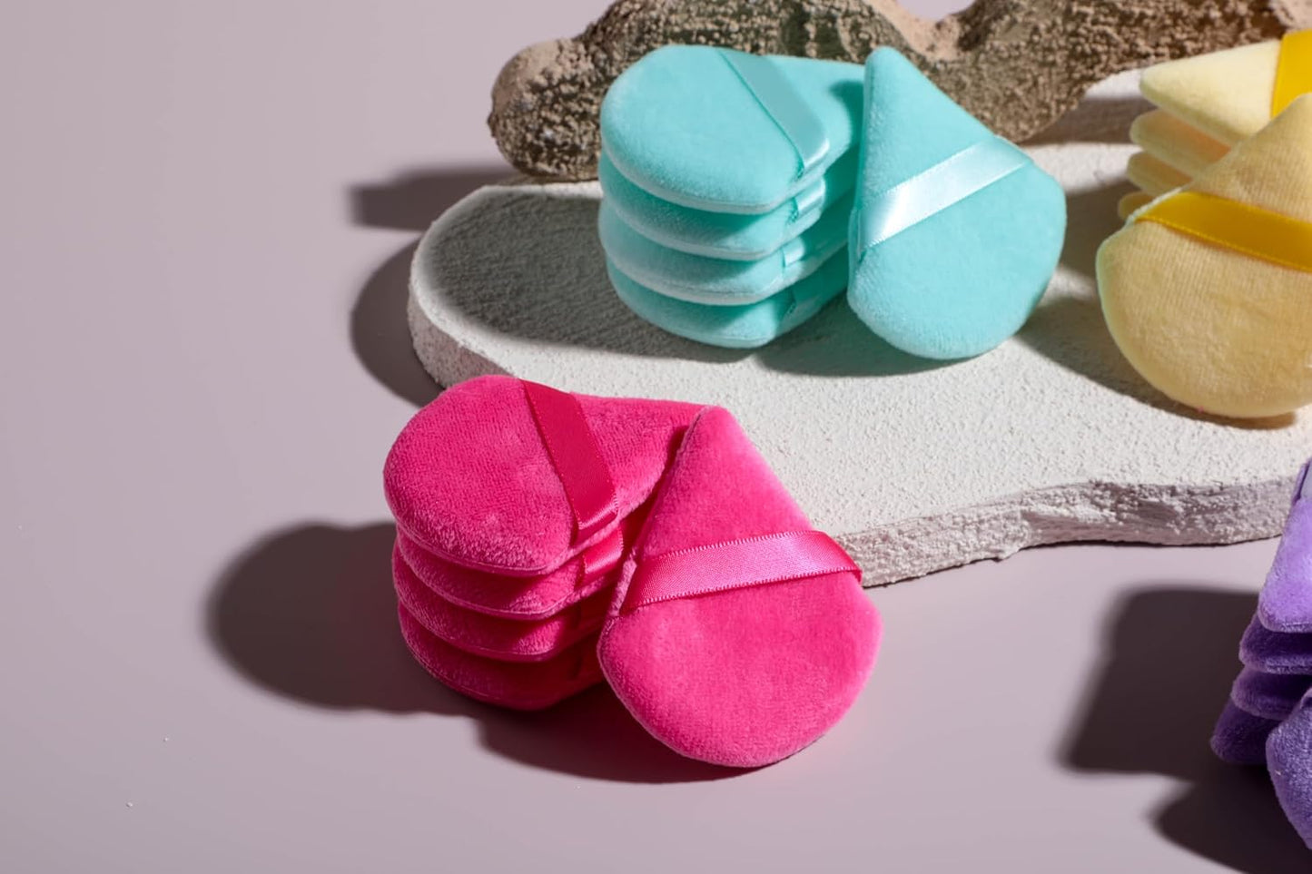 BS-MALL Makeup Sponge Set 20 Pcs – Premium Portable Super Soft Triangle Puff for Flawless Makeup Application,Beauty Cosmetic Applicators For Daily Use (Multicolored)-BrightBean Baby