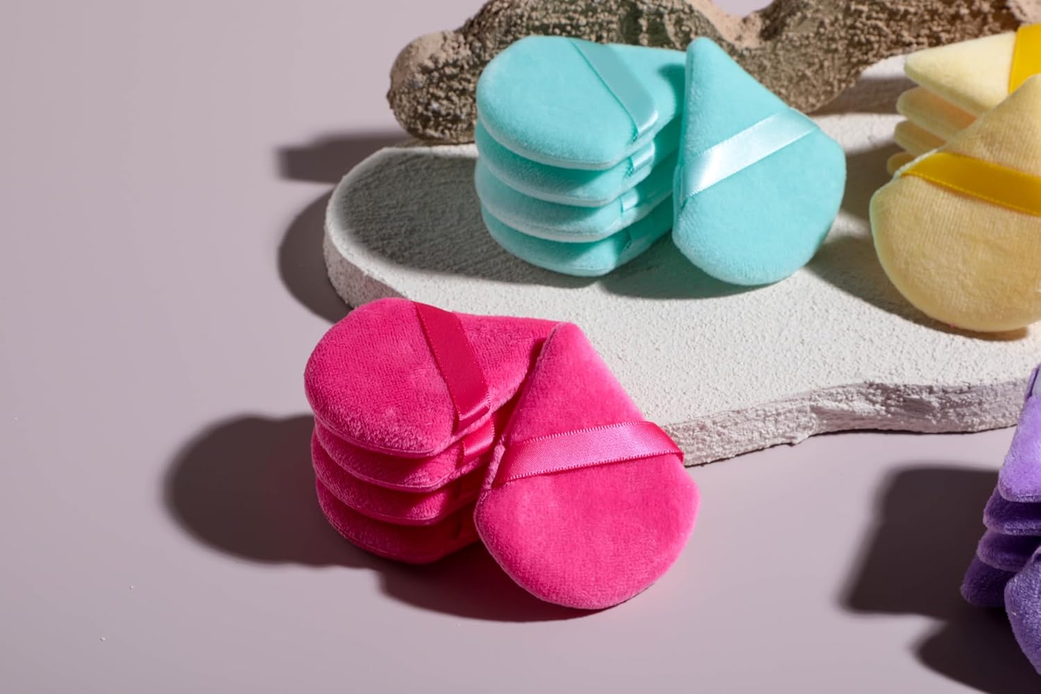 BS-MALL Makeup Sponge Set 20 Pcs – Premium Portable Super Soft Triangle Puff for Flawless Makeup Application,Beauty Cosmetic Applicators For Daily Use (Multicolored)-BrightBean Baby