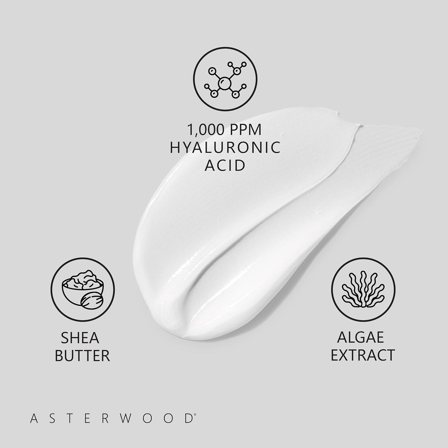Asterwood Hyaluronic Acid Moisturizer - Anti-Aging, Wrinkle Reducing, Moisturizing, Hydrating - Fragrance-Free, Non-Comedogenic - 1.7 Fl Oz-BrightBean Baby