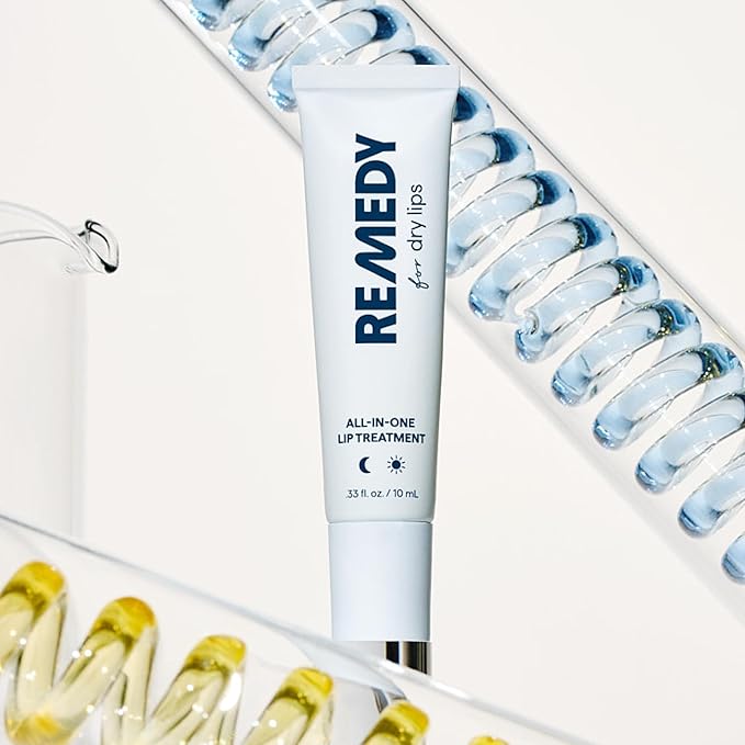 Remedy for Dry Lips - Hydrating and Healing Lip Balm Ointment with Ceramides, Peptides, and Dimethicone - Repairs Dry, Cracked Lips - By Dermatologist Dr. Shah-BrightBean Baby