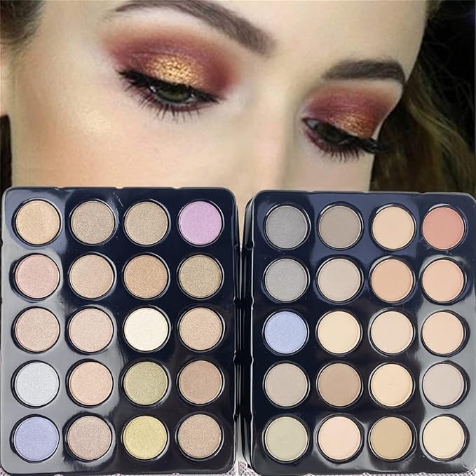 Professional 132 Colors All-in-one Makeup Palette Cosmetic Contouring Kit Combination with Eyeshadow, Cream Concealer, Eyebrow Powder, Lip Gloss Blusher and Pressed Powder-BrightBean Baby