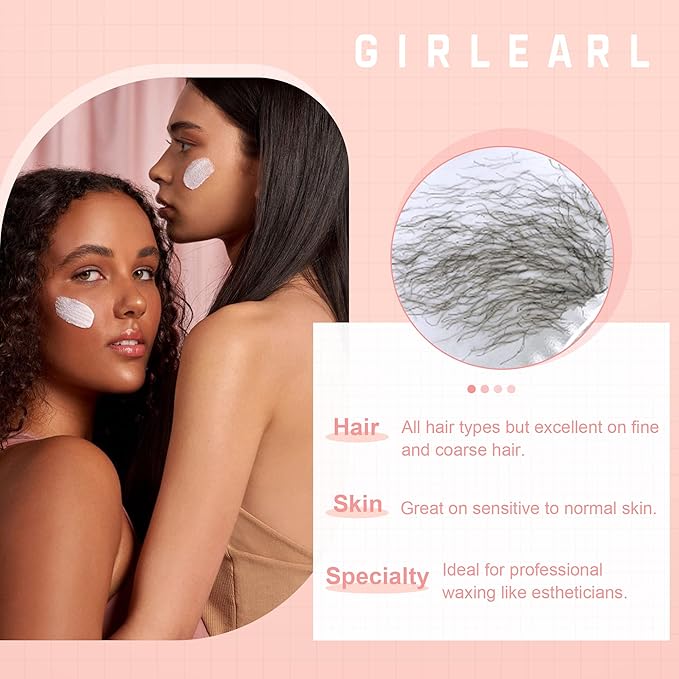 1lb Wax Beads for Hair Removal - Unscented Hard Wax Beads Refill for Professional Full Body Waxing - Ideal for Facial, Brazilian Bikini, Legs, and Underarms at Home for Women and Men (White)-BrightBean Baby