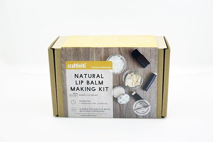 Lip Balm Making Kit - DIY Crafti-Kit for Beginners (Natural Lip Balm Kit)-BrightBean Baby