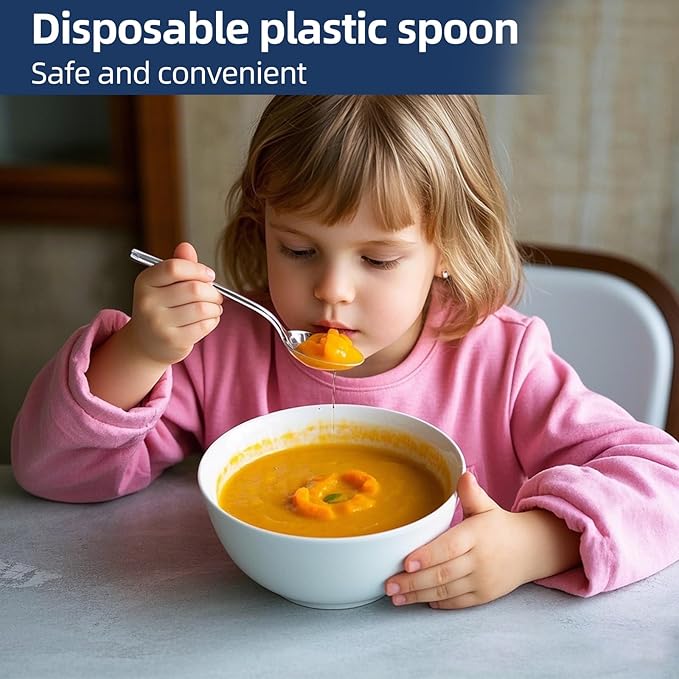 350 Count Clear Plastic forks, Extra Heavy Duty Plastic Forks, Premium Disposable Forks, BPA-Free stainless steel fork disposable for Party Supplies, Weddings and Everyday Use