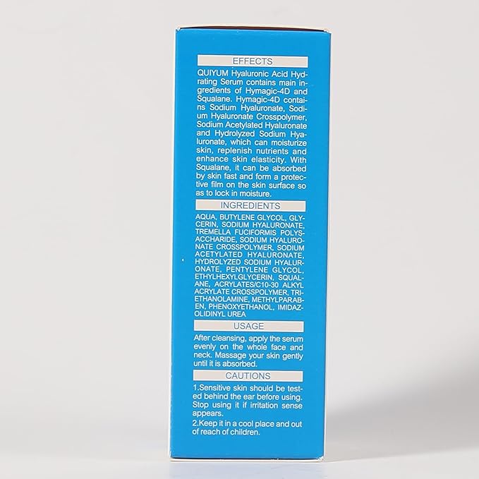 Hyaluronic Acid Serum for Face, Hydrating Face Serum for Dry Skin W/Hymagic-4D, Squalane, Vitamin C & E for Plumping, Hydrating & Anti-Aging Serum, Skin Care, 1.06fl.oz, Pack of 2-BrightBean Baby