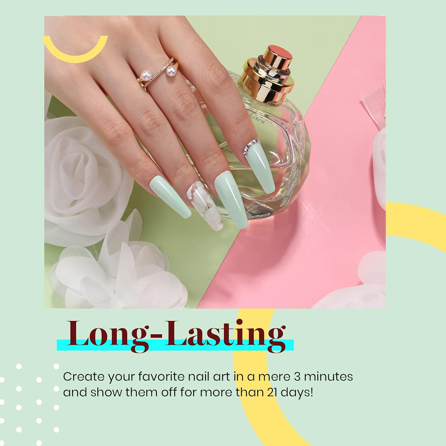 Beetles Gel Nail Polish 15ml Green Gel Polish Pastel Mint Green Color Gel Polish Soak off Uv Led Nail Lamp Nail Art Manicure Salon Salon DIY Gel Nail Design-BrightBean Baby