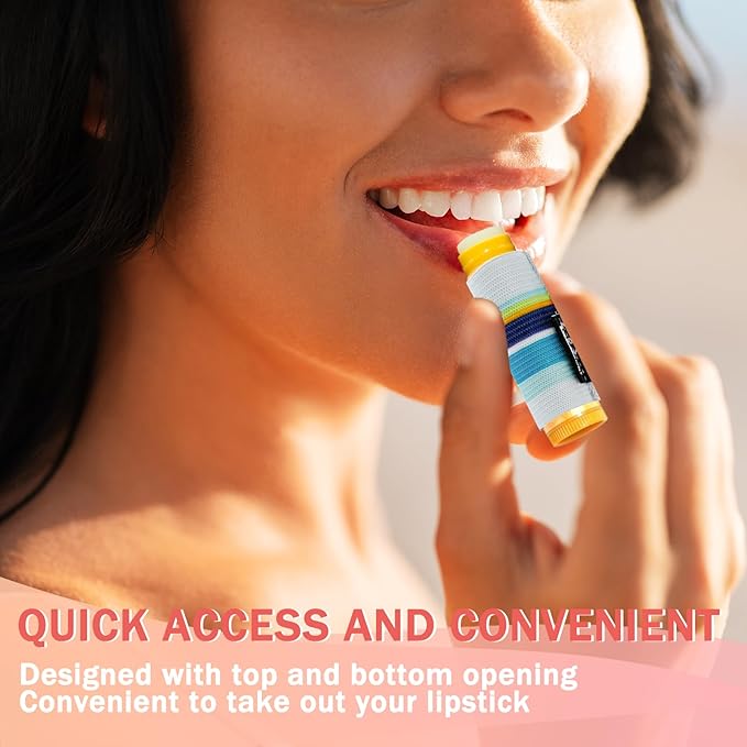 WK IEASON Lip Balm Holder Keychain Bulk Chapstick Holder Key chain-BrightBean Baby