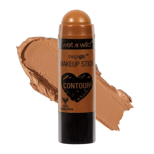 wet n wild MegaGlo Makeup Stick, Buildable Color, Versatile Use, Cruelty-Free & Vegan - Call Me Maple-BrightBean Baby