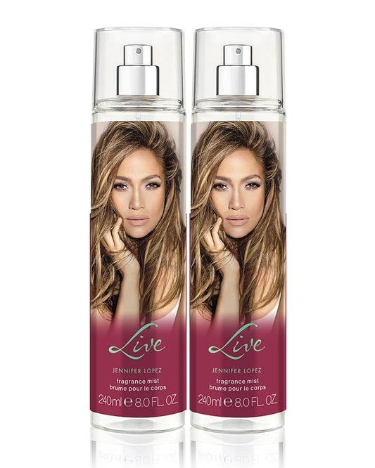 Jennifer Lopez Live Body Mist, 240ml (8fl oz) Duo Pack (2 Pack)-BrightBean Baby