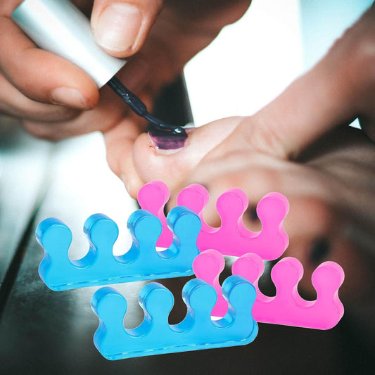 SUNFATT Toe Separators for Women,Toe Spacers for Women,Repeatable Washable Toe Separators,Toe Separators for Nail Polish Application,Soft Gel Pedicure Tools.-BrightBean Baby