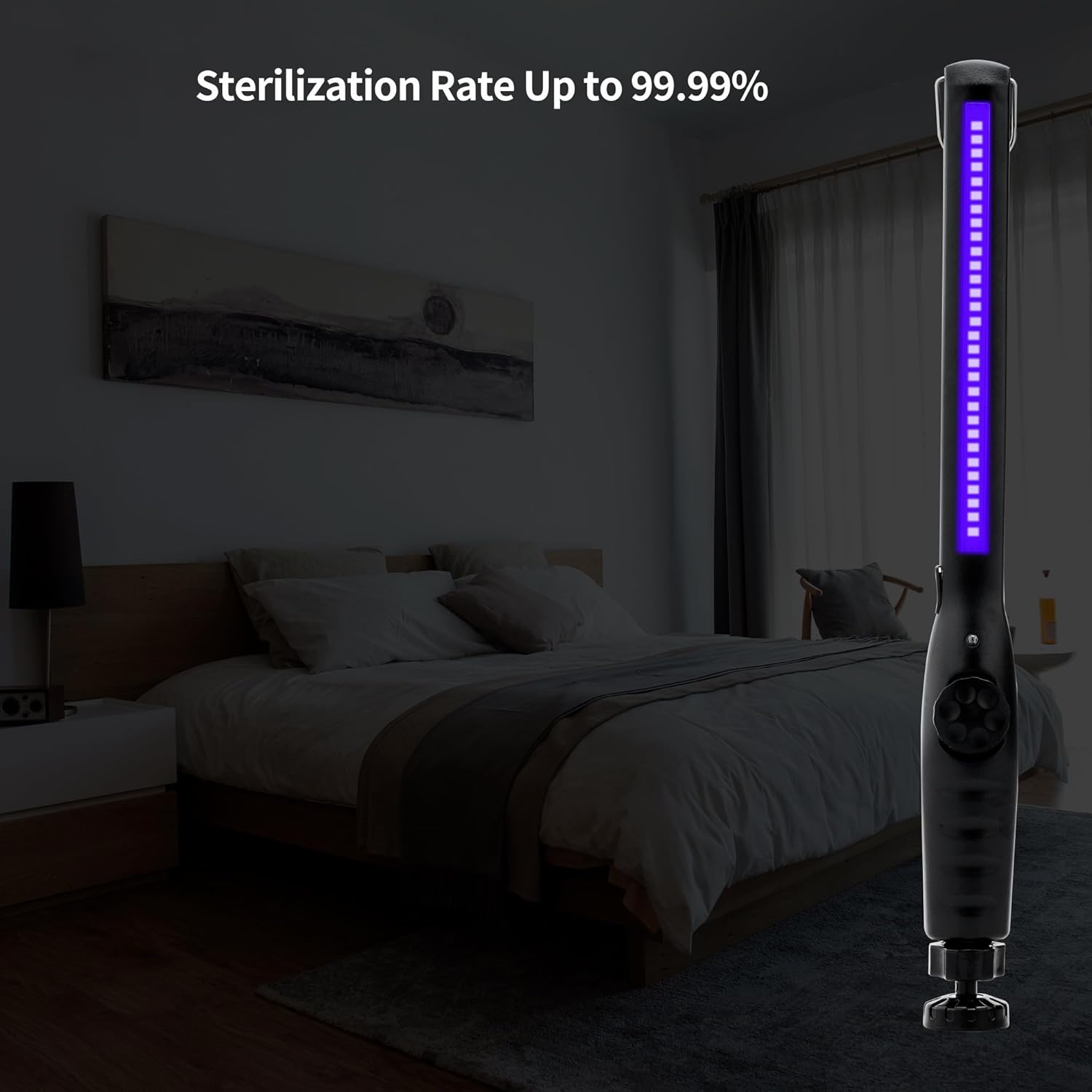 UV Light Sanitizer – Portable UV Light Wand – Rechargeable Handheld Device for Reducing Bacteria and Viruses, Lightweight and Easy to Use-BrightBean Baby